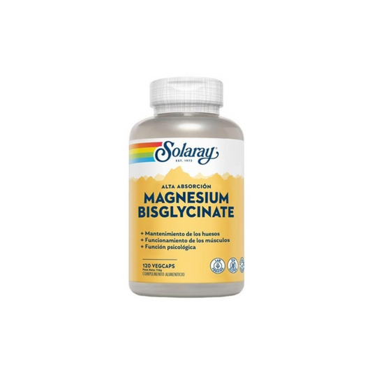 MAGNESIUM BISGLYCINATE SOLARAY 120CAPS